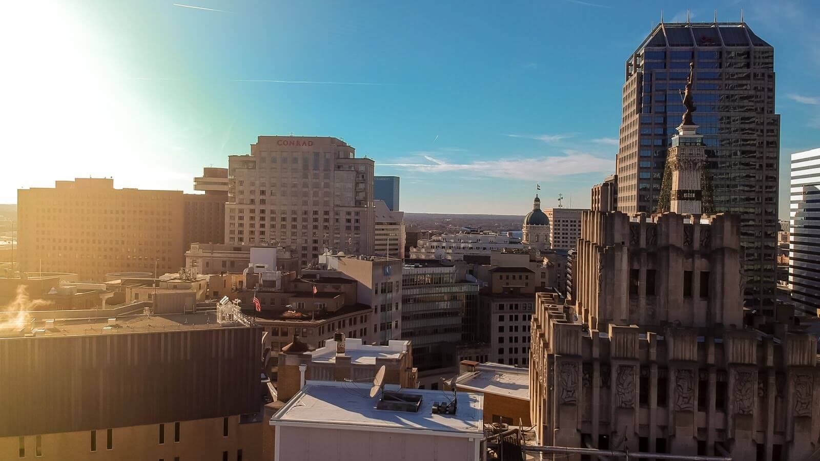 Above the Soldier and Sailors Monument — image 9
